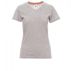 T-SHIRT PAYPER V NECK LADY MELANGE