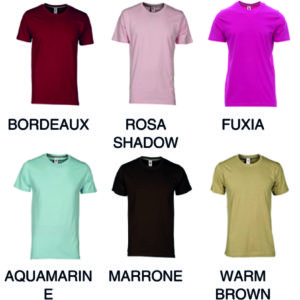 T-shirt donna girocollo Payper Sunset Lady Rosa Shadow 100% Cotone