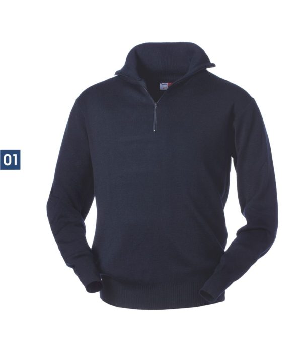 RT HH053 MAGLIONE DOLCEVITA CON CERNIERA