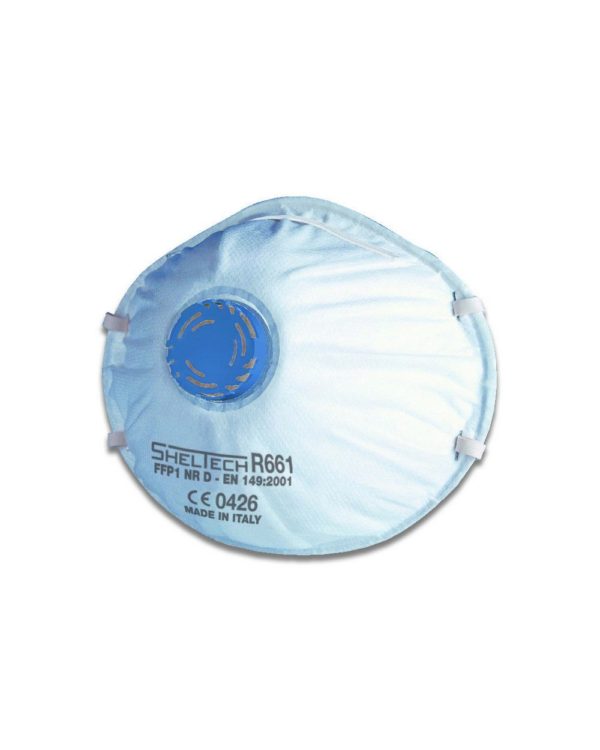 RT R661 RESPIRATORE SHELTECH FFP1 NR D CON VALVOLA