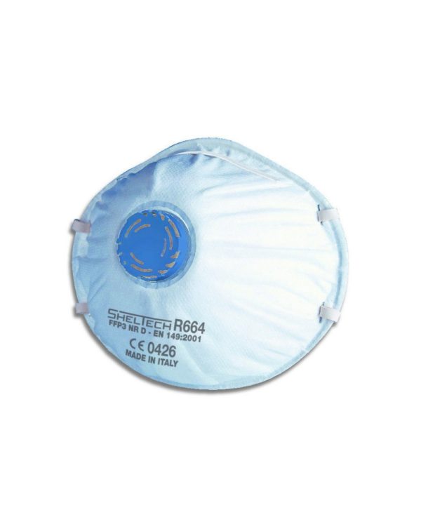 RT R664 RESPIRATORE SHELTECH FFP3 NR D CON VALVOLA